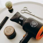 black and orange hair blower